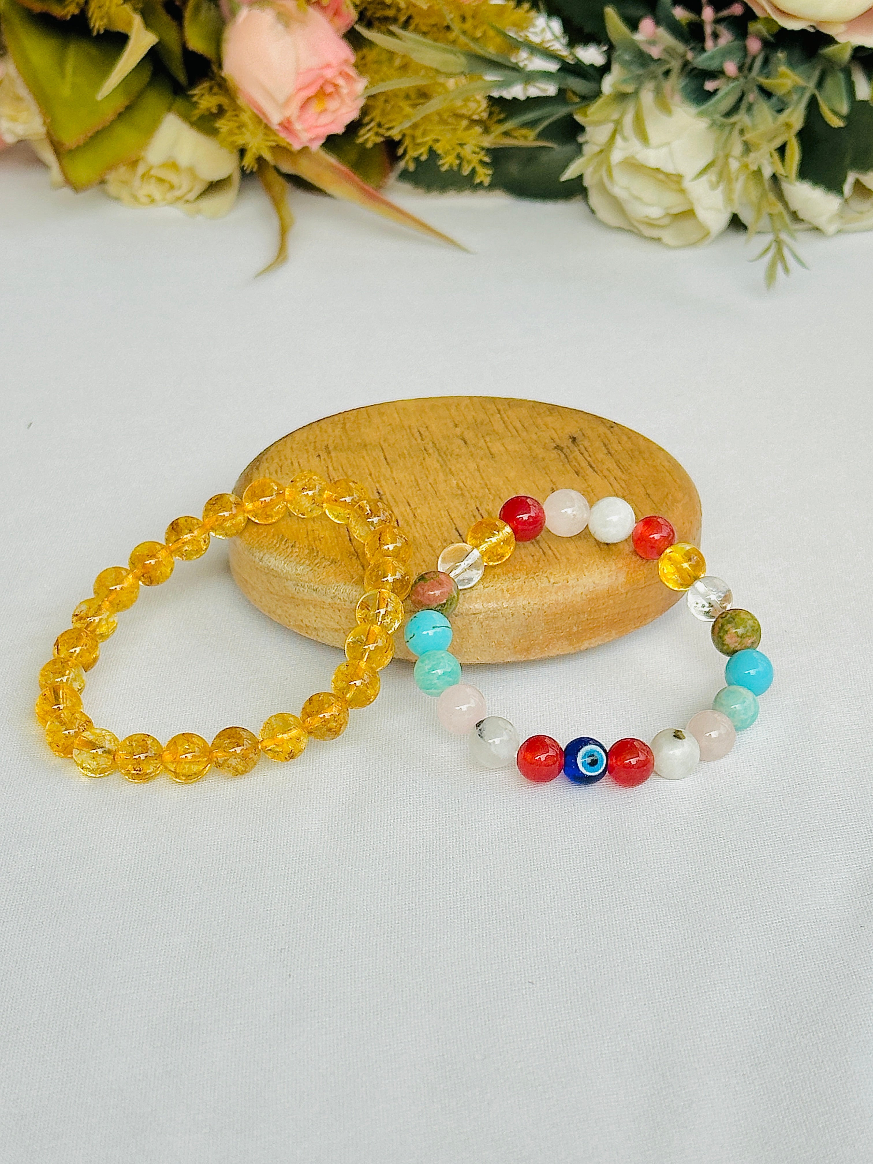 Chunnu Munnu ki Kilakri: Powerful Conceive - Protection (Pregnancy) & Yellow Citrine Bracelet - Abhimantrit & Certified